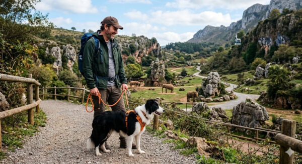 Cabárceno con perro